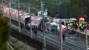Two trains collided in Spain, 39 people died