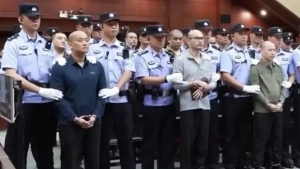 China executes four leaders of the Bay mafia