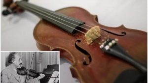 Eynshteynning skripkasi 1,1 million funtga sotildi