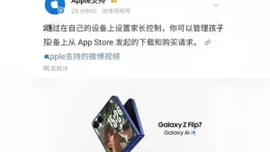 Apple rasmiy sahifasida Samsung reklama videosi joylandi