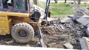 Illegal constructions along the mountain road in Baxmal have been removed