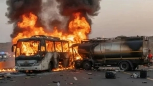 Bus accident in Madinah: 42 people died