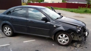 The "Matiz" driver compensated for the damage caused to the "Lacetti"