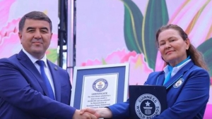 Namangandagi xalqaro gullar festivali Ginnesning rekordlar kitobiga kiritildi