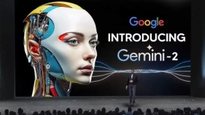 Presentation of Google Gemini 2.0 artificial intelligence platform