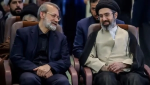 Iranian leader Ali Larijani expressed condolences for the martyrdom
