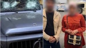 Пара, разбившая окно "Гелика" и снявшая видео, вышла с извинениями