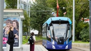 Driverless tram began regular service in Russia