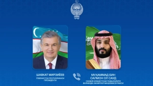 Mirziyoyev va bin Salmon mintaqadagi keskin vaziyatni muhokama qildi