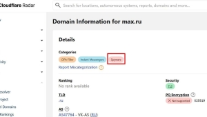 Cloudflare Max muloqot dasturini josuslik dasturi deb belgiladi