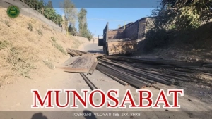 In Almalyq, a truck overturned, and the road was cleared