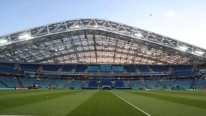The Sochi and Ural game was stopped due to the risk of drones