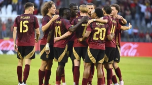 Belgium won by scoring 4 goals in Wales