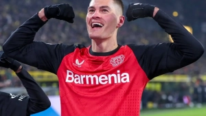 Patrik Schick scored a double against Olympiacos