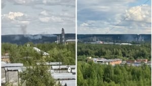 Uxta shahrida Ukraina dronlari hujumi sodir bo‘ldi
