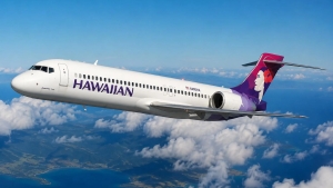 Alaska Airlines Boeing 717 samolyotlaridan butunlay voz kechadi