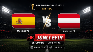 Ispaniya va Avstriya nimchorak finalda o'zaro bahs olib boradi