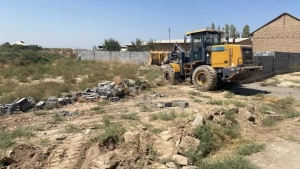 Illegal buildings are being forcibly demolished in Jizzakh
