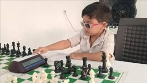 Three-year-old Sarvagya set a record in chess history