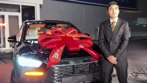 17-year-old Muhammadjon won an electric car in "Zakovat"
