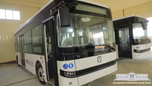 12 electric buses were brought to Nukus