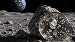 Chinese Scientists Discover New Minerals in Lunar Soil