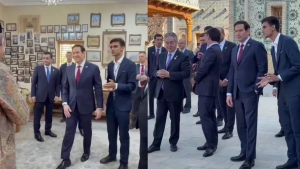Marko Rubio Samarqandda O‘zbekistonning boy madaniy merosi bilan tanishdi