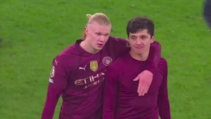 Erling Haaland hugged Husanov and expressed his gratitude (Video)