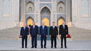 Central Asian leaders gathered at the center of Islamic civilization