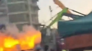 Karakasda zilziladan keyin kuchli gaz portlashi sodir bo'ldi