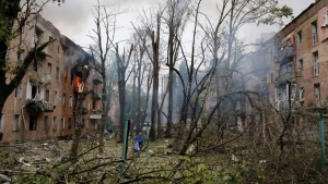 В Киев было осуществлено новое масштабное нападение из России