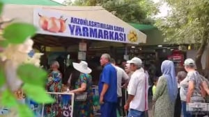 Poytaxtda mustaqillik bayrami uchun arzon mahsulotlar savdosi