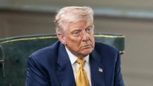 Trump referred to the Strait of Hormuz by his own name in his speech.