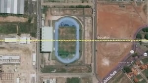 Makapadagi stadion ekvator chizig‘ida joylashgan