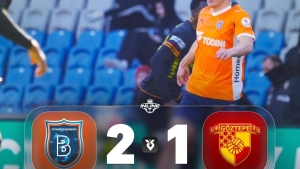 "Istanbul Bashakshehir" defeated "Goztepe" 2:1 at home