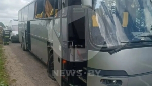 Bryanskda bolalar avtobusiga hujum oqibatida bir ayol halok bo'ldi