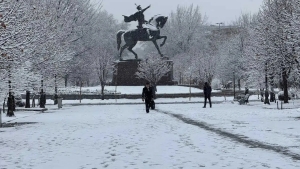 Winter has arrived in Tashkent: the first snow has fallen