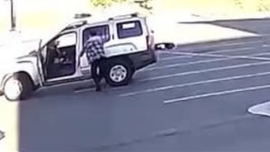 In Montana, a young man stopped a moving car