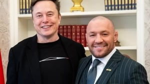 Конор Макгрегор открыл встречу с Илоном Маском
