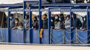 The United Kingdom houses undocumented migrants in barracks