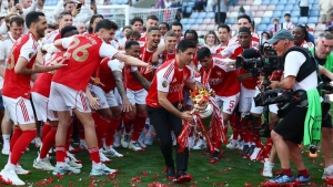 «Arsenal» yigirma ikki yillik tanaffusdan so‘ng Angliya chempioni bo‘ldi