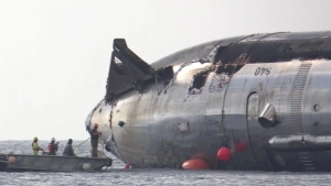 Ilon Mask Starship kemasining okeanda qolgan holatini suratini e'lon qildi