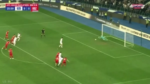 Eldor Shomurodov penalty video where he couldn't score a goal