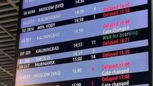 Pulkovo aeroportida dronlar hujumi parvozlarni to‘xtatdi