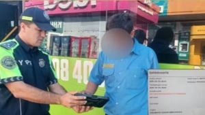 Measures were taken against a driver who violated traffic rules in Tashkent