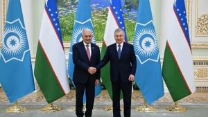 Prezident Mirziyoyev Binali Yildirimni qabul qildi