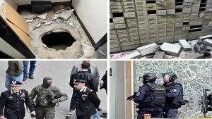 В Неаполе грабители банка взяли людей в заложники