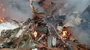 Passenger plane crashed in Kvale district