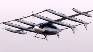 Test of 10-person flying taxi conducted in China
