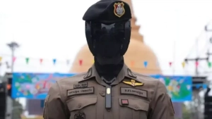 The first robot police officer with artificial intelligence has started working in Thailand